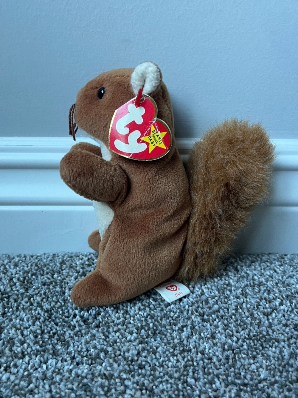 Nuts the Squirrel-Retired Beanie Baby